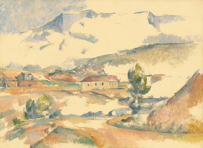 Montagne Sainte-Victoire, from near Gardanne, c.1887 (oil on canvas)