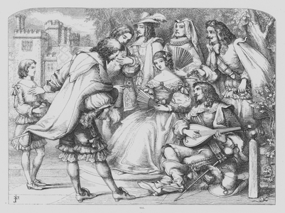 John Milton, LAllegro (engraving)