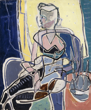 Girl with Jonguils,  (oil on canvas)