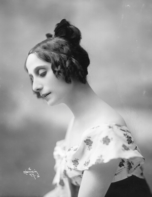 Anna Pavlova as Swanilda in ballet Coppelia