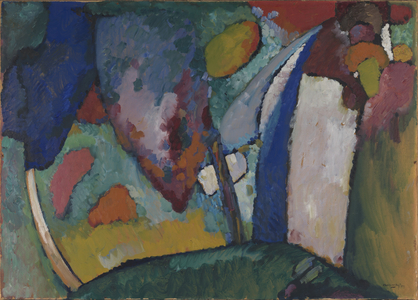 The Waterfall, 1909 (oil on pasteboard)