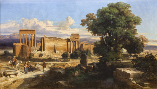 Ruins of Balbeck,1846 (oil on canvas)