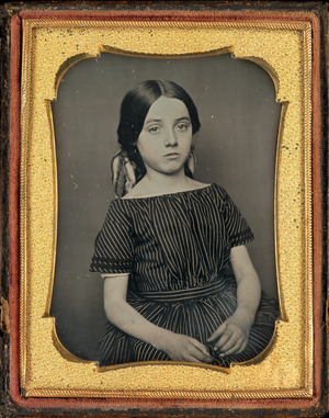 Portrait of a Girl,c. 1850 (photo)