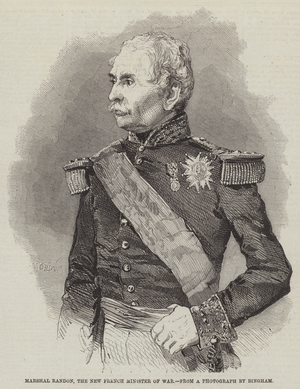 Marshal Randon, the New French Minister of War (engraving)
