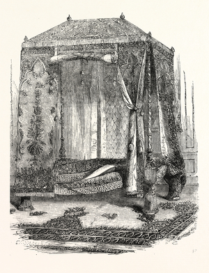 Gold Bedstead Presented to Her Majesty Queen Victoria. UK