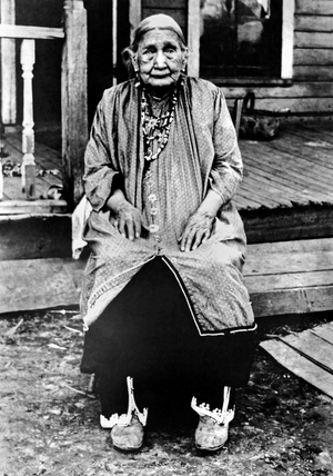 Oldest Woman in New York, 1925 (b/w photo)