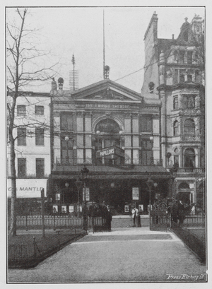 London: The Empire Music Hall (b/w photo)