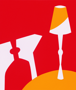 Lamp Shadow, 2005 (acrylic on panel)