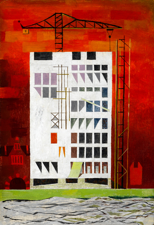 High Rise, c.1960 (oil on board)