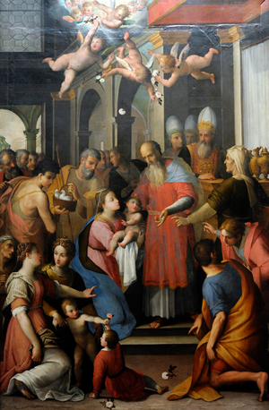 Presentation in the temple, 1599-1602