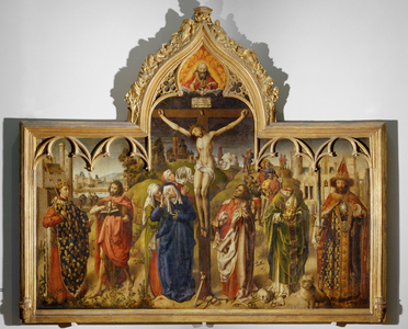 Retable du Parlement de Paris: Saint Louis, Saint John Baptist, Saint Denis, Charlemagne …