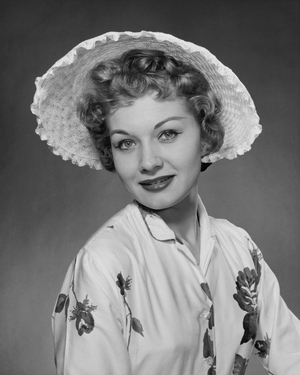 Portrait of a young woman smiling