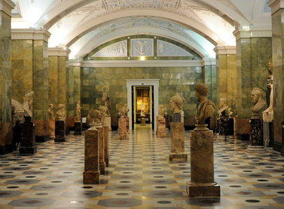 Russia. Saint Petersburg. The State Hermitage Museum. Interior.