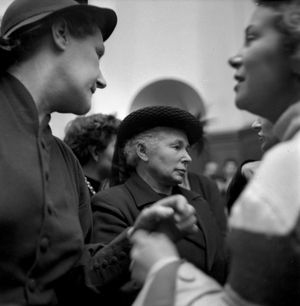 Marguerite Rouffanche, near Oradour Sur Glane, Bordeaux, 1953 (b/w photo)
