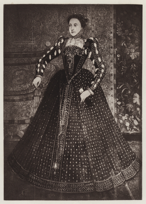 Queen Elizabeth (litho)