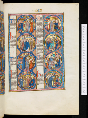 Bible moralisée, Part I., 1226 - 1275 (illumination)