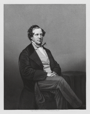 Benjamin Webster, English actor and dramatist (engraving)