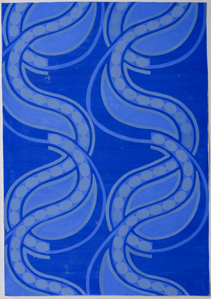 Pattern Design SB 1454, 1970-75 (gouache on paper)