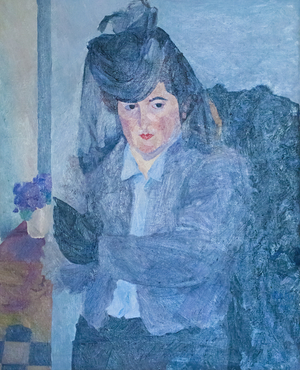 Portrait of Elena Ferrero Rombo, 1946 (oil on canvas)