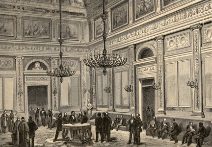 Spain. Madrid. Conference Hall of the Chamber of Deputies. 19th century.