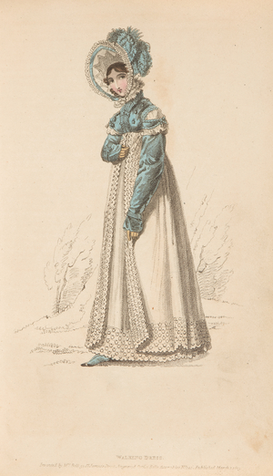 Walking Dress, 1819 (print)