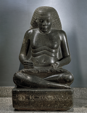 Amenotep, son of Hapu, Karnak , Luxor, Egypt, XVIII Dynasty (sculpture)