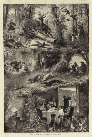 Sport in Spain (engraving)