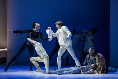 Francesco Resch as Romeo, 'Romeo and Juliet' performed by Ballets de Monte Carlo at Teatro de la Maestranza, Seville, Spain, 10 January 2023 (photo)