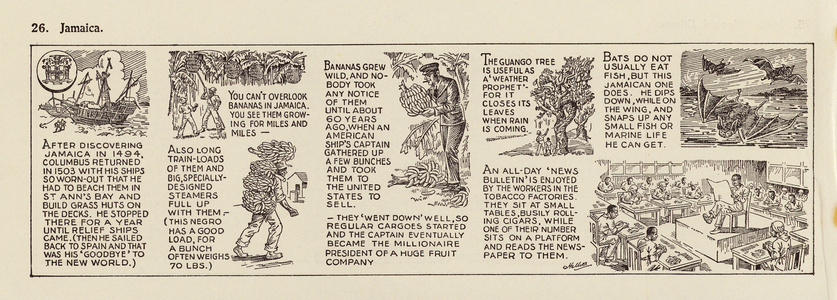 Our Wonderful Empire strip: Jamaica (litho)