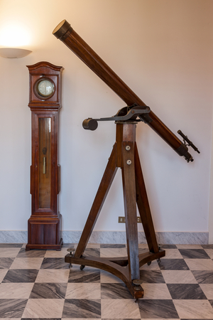 Merz telescope, The Astronomical Observatory "Giuseppe Piazzi", the Pisana Tower, The Royal Palace or Palazzo dei Normanni (Palace of the Normans), Palermo, Sicily, Italy (photo)