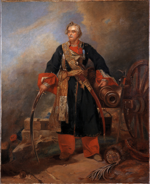 Lieutenant-General Sir John Bennet Hearsey, 2nd (Bengal) Irregular Cavalry (Gardners Horse), 1839 circa (oil on canvas)