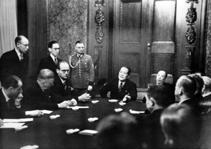 II. WK, German-Japanese relations, 1942 (photo)