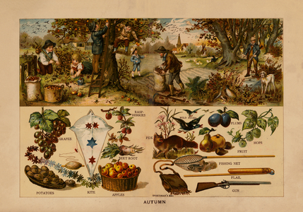 Autumn (colour litho)