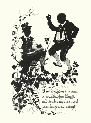 Silhouette by Hugo Strohl (litho)