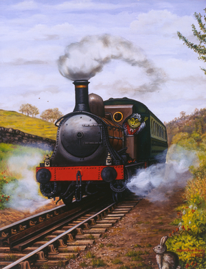 Toad's Adventures, 1998 (oil on canvas)