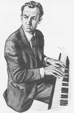Sir Benjamin Britten (litho)