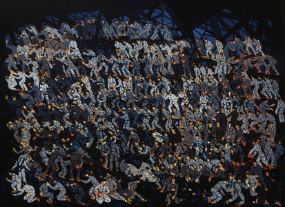 Miners 1959 (oil on canvas)