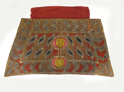 Elephant howdah cloth, 1790 circa (fabric)
