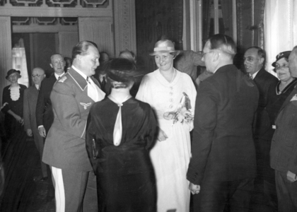 Hermann and Emmy Goering in Berlin, 1935 (b/w photo)