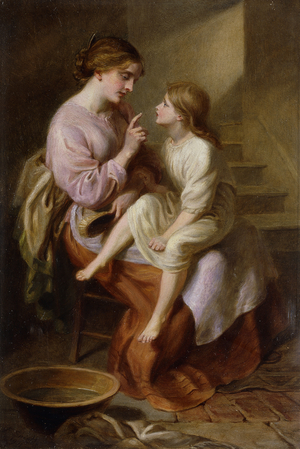 The Fairy Tale,  (oil on canvas)