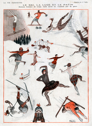 La Vie Parisienne Magazine Plate, France, 1920s (print)