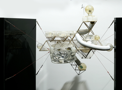 Project Number 2: The Web, 1989 (steel & plastic)