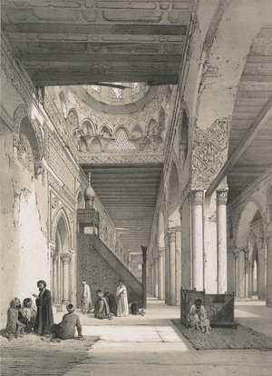 Mosque of Ibn Toulon, 1843 (Lithograph)