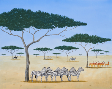 Amongst The Shadows, 2024 (oil on linen)