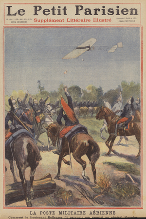 Military air mail (colour litho)