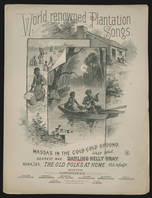 World Renowned Plantation Songs, 1882 (print)