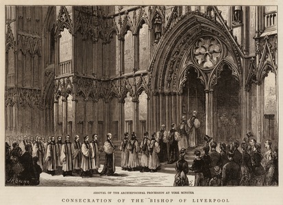 Consecration of the Bishop of Liverpool (engraving)