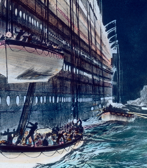 Steam ship on great journey, 1920s