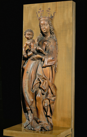 Madonna and child, from Veit Stoss' house in Wunderburggasse, Nuernberg, c.1500