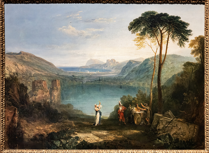 The Lake of Avernus, Aeneas, the Cumaean Sybil,  1814-15 (oil on canvas)